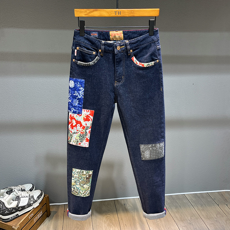 Autumn design fashionable jeans