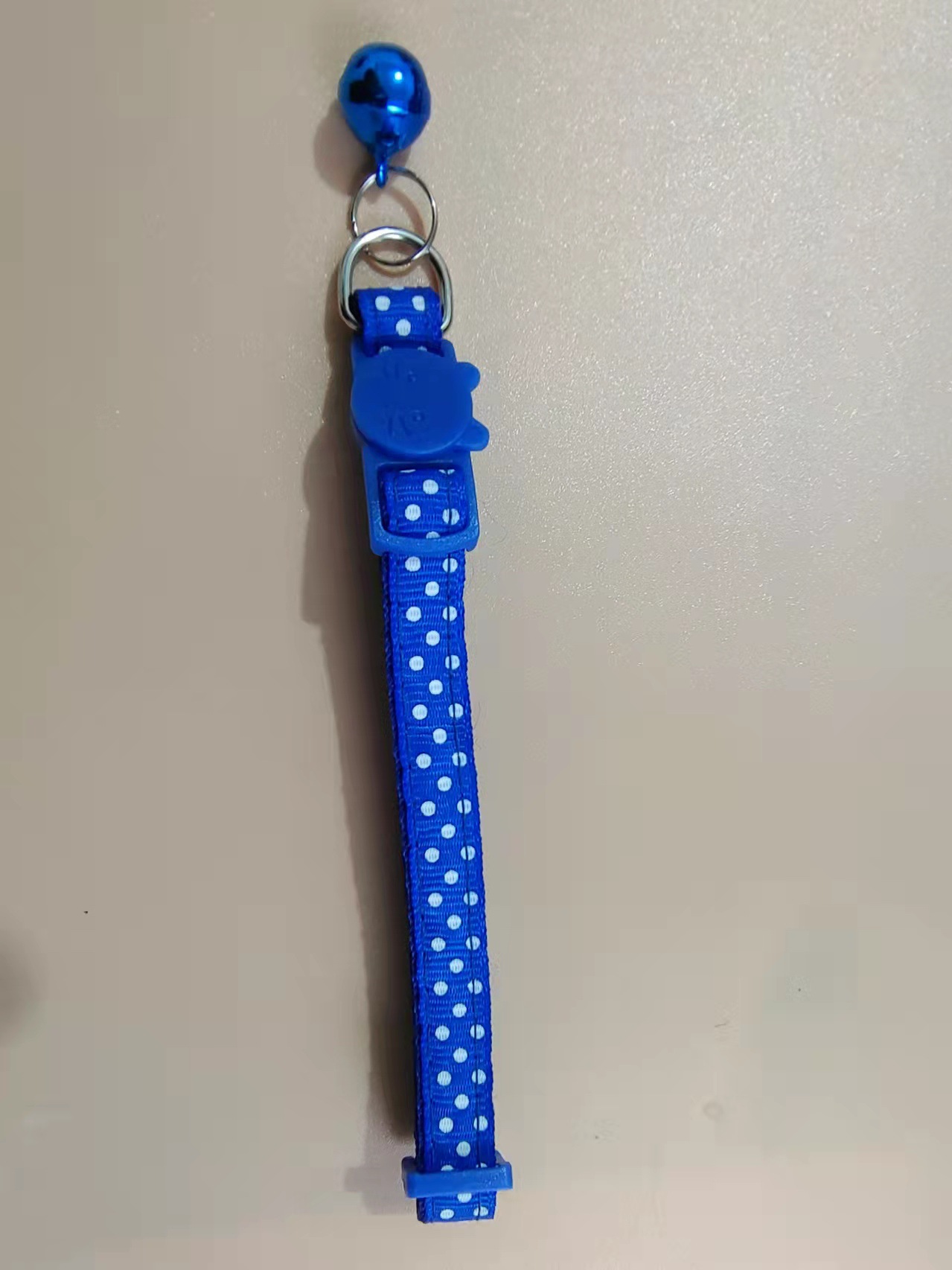 Pei Pei 1.0 collar de botón de seguridad de color para gatos impresión de puntos collar de cuello para gatos collar para mascotas collar de collar