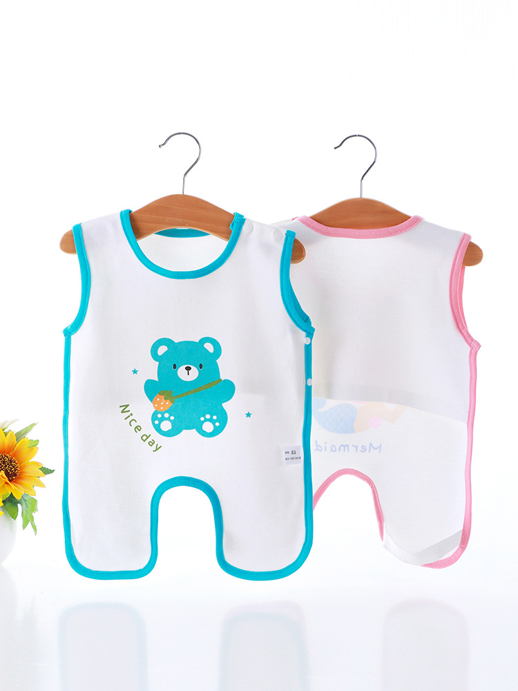 Barriga para bebé de algodón transpirable, ligera – para dormir y evitar resfriados, verano.