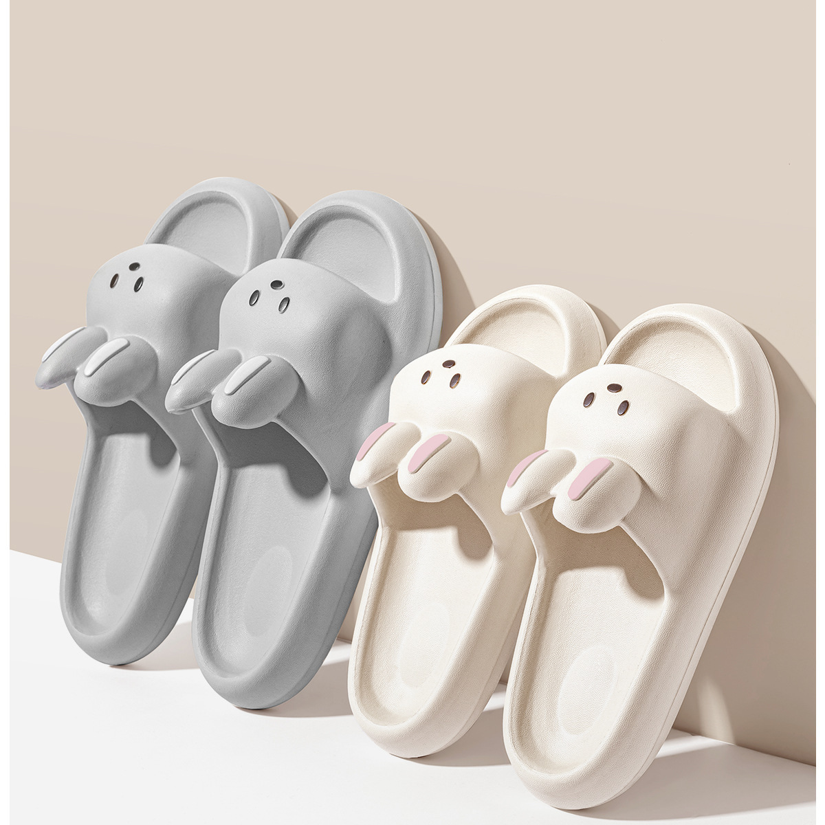 Pantofole antiscivolo in eva da donna per bagno e casa_voghion.com