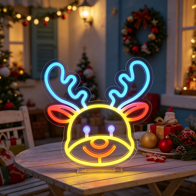 Amazonas Navidad atmósfera decoración lámpara acrílica lámpara de neón lámpara colgante lámpara led modelado lámpara regalo image 9
