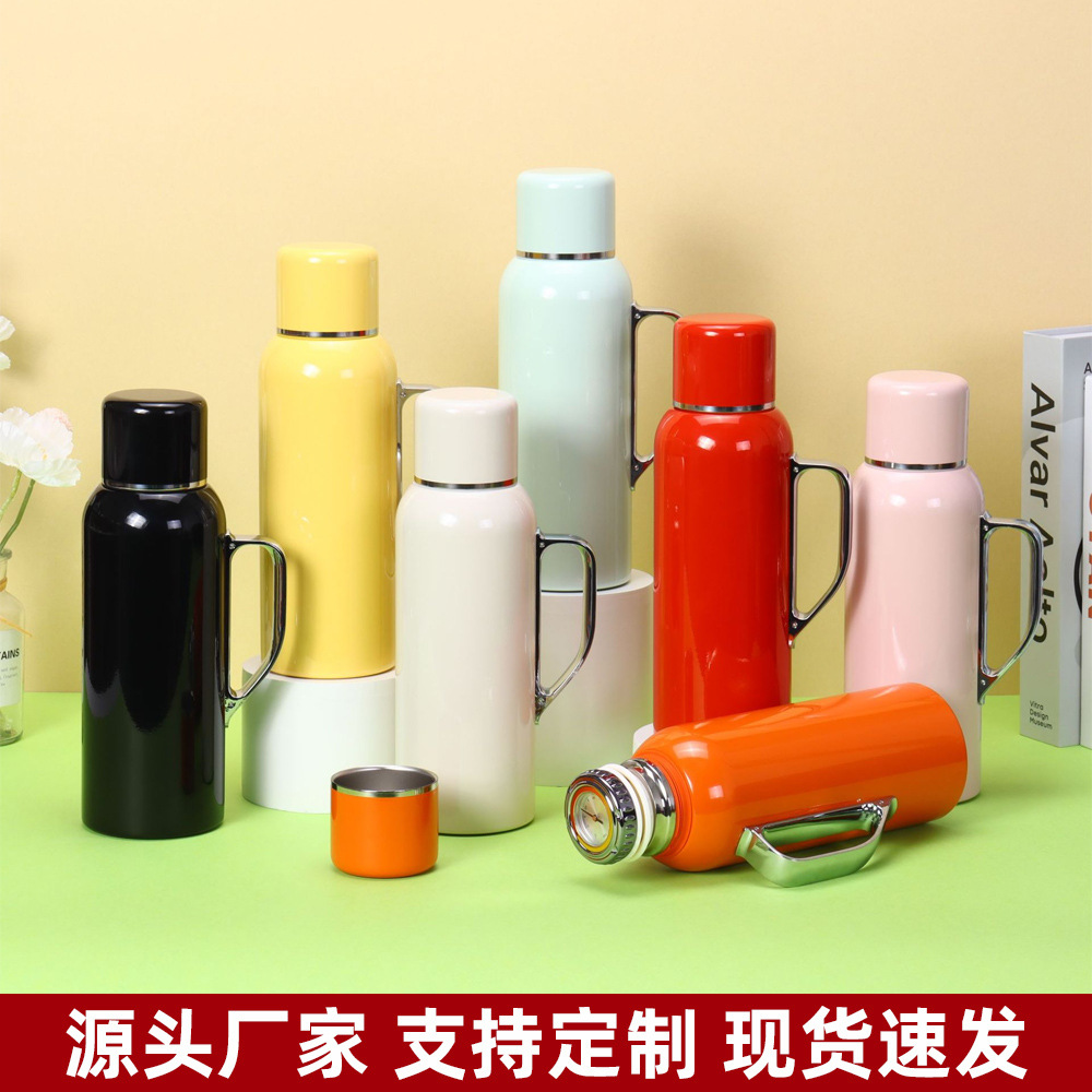 新款316不锈钢智能机械指针焖茶壶家用茶水分离泡茶壶手提保温壶