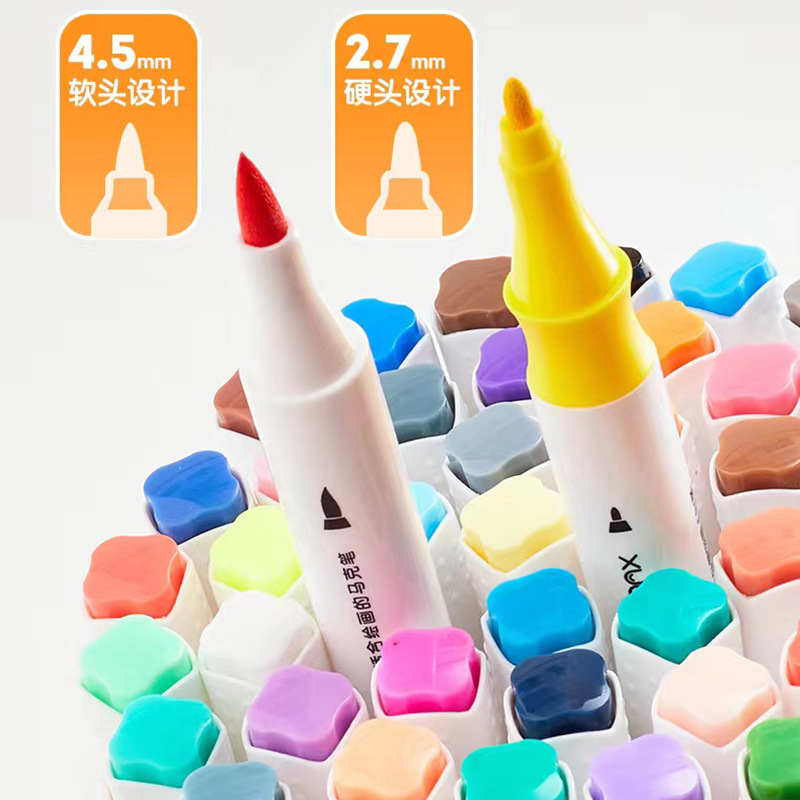 学生アクリルマーカーペン子供用不透明アクリルペン防水 diy 水彩ペン絵画ブラシカラーペン卸売|undefined