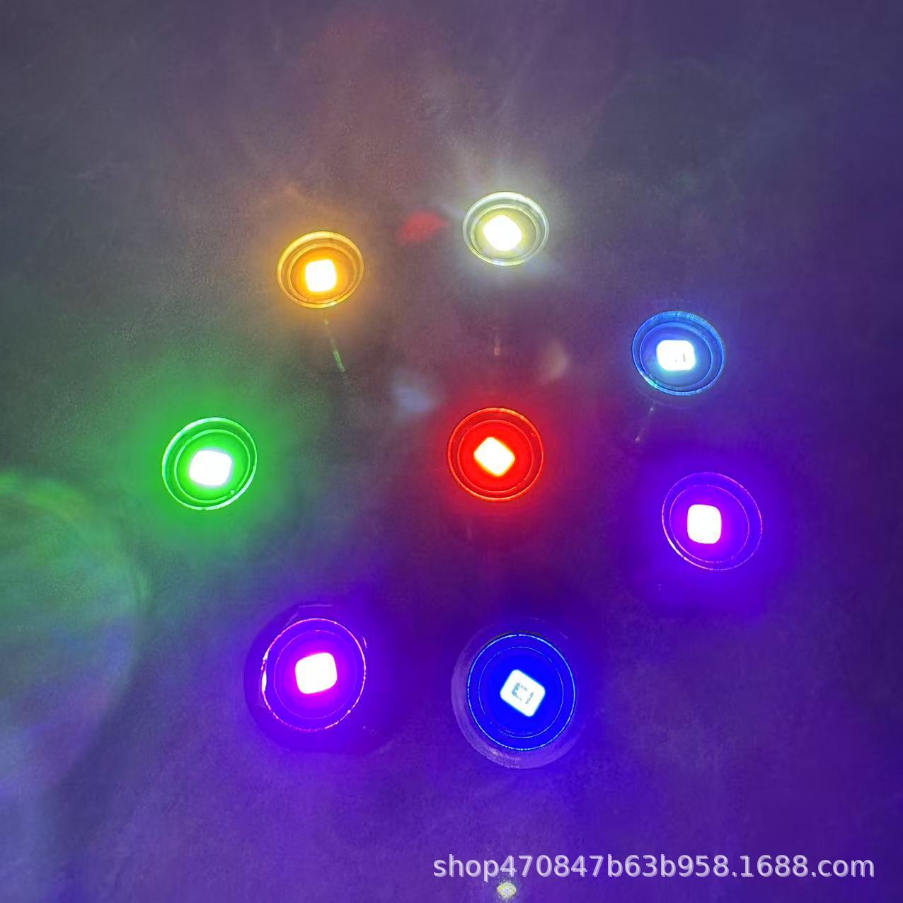 Electroplated pen light color slow flash (battery included)