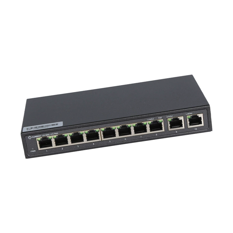 8-портовый принудительно управляемый коммутатор POE Gigabit XS1550U-10T-PWR от X-LINK