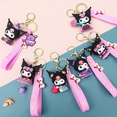 クロスボーダー変装クロミキーホルダーサンリオ公仔キーチェーン自动车ストラップカバンストラップチャームプレゼント