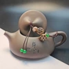 Malay jade peach wood lotus kettle rope-stone scoop kettle