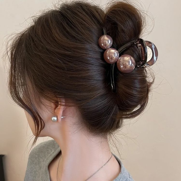 女性用ヘアピン、高級感のある韓国東大門と同じスタイルのヘアピン、後頭部のシャーククリップ、女性用ヘアアクセサリー|undefined