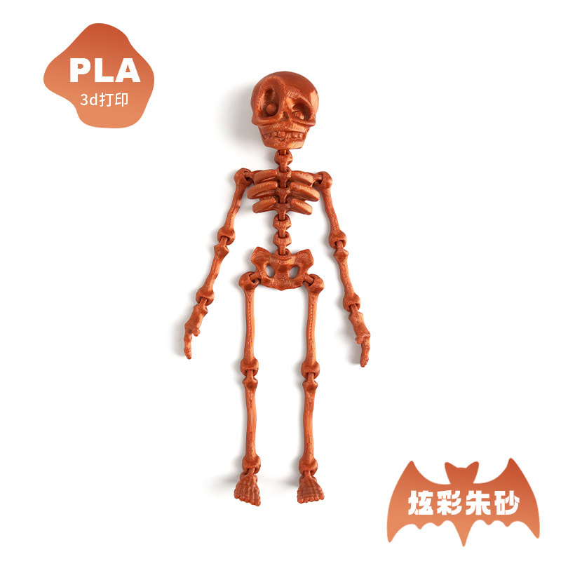 Impresión 3D dragón adornos esqueleto hombre 3D dragón chino dragón congelador pegatinas adornos regalos de absorción de esqueleto lote adornos de arte