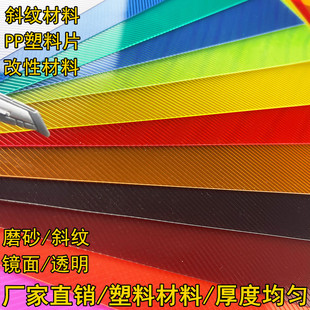 Manufacturer Customized Pp Colorful Twill Plastic Pp Transparent Frosted Backing Board Colorful Sheet Pp Protective Plastic Sheet Manufacturer