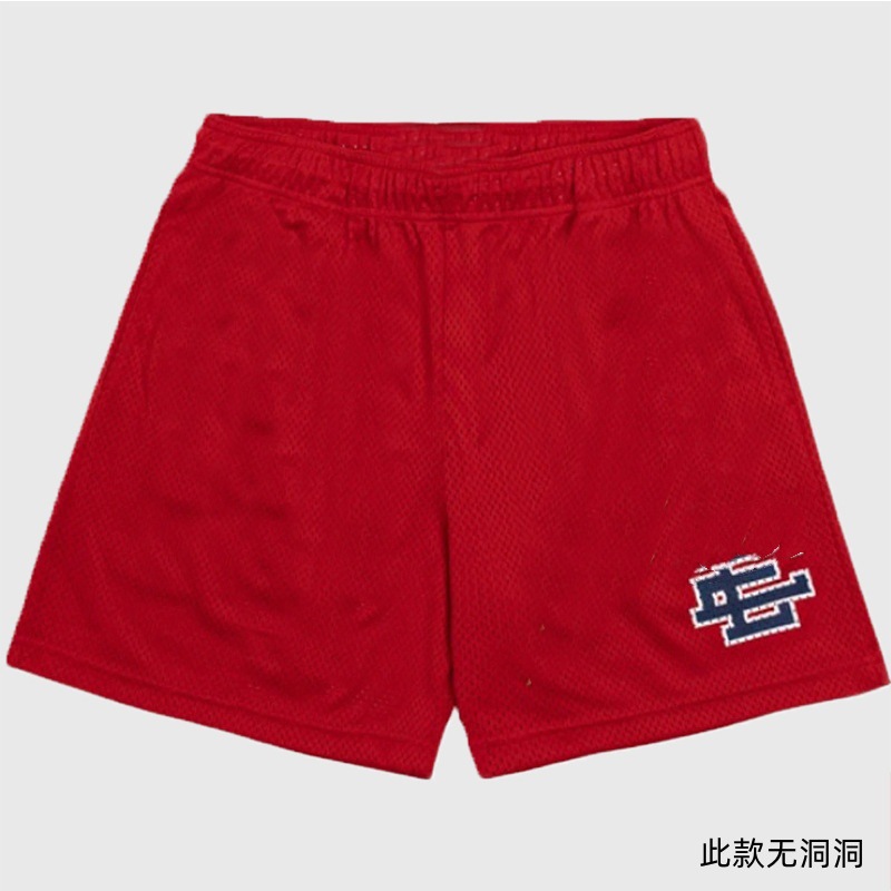 Pantalones deportivos estadounidenses para hombres y mujeres, pantalones de acondicionamiento de verano, pantalones de malla transpirables, sueltos, secos rápidos, pantalones de pareja.