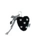 South Korea Dongdaemun New Ins Cute Fat Love Bow Plush Keychain Pendant Cute Bag Hanging Ornaments