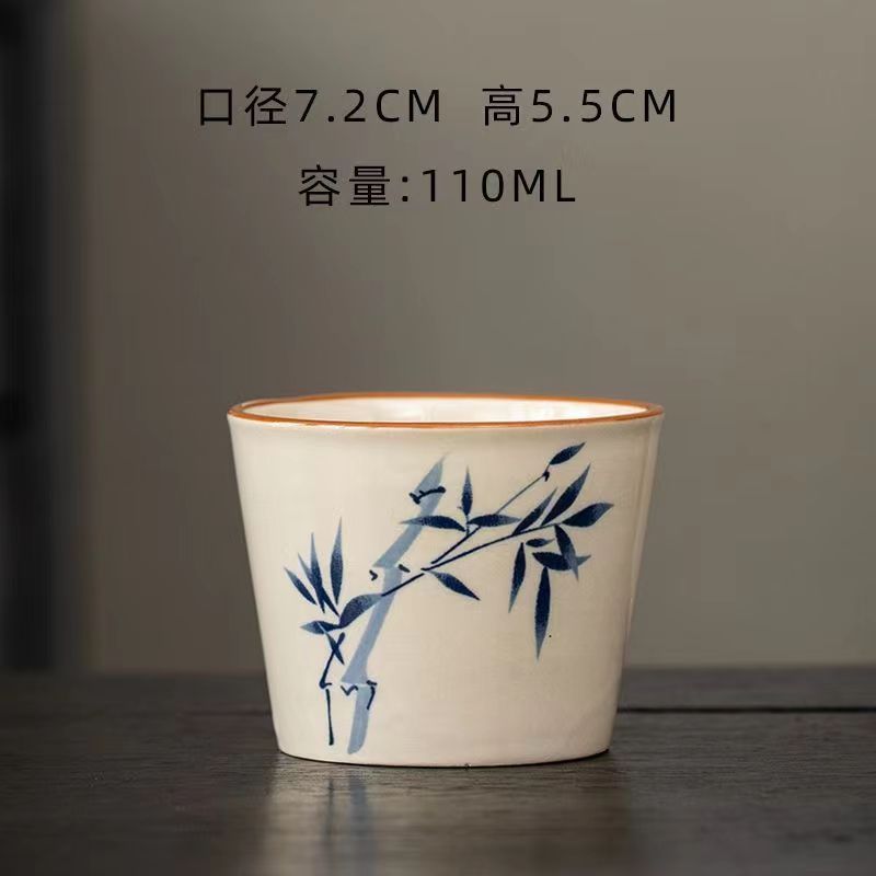 프놈펜-대나무 콜라 컵