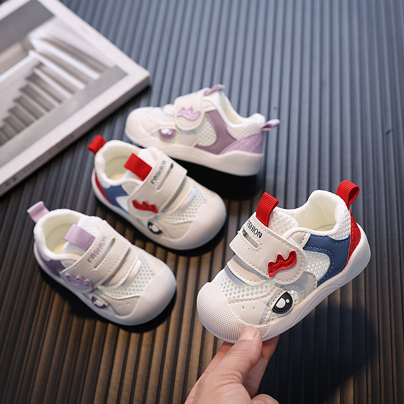 Baby Toddler Shoes 0-1-2 Years Old Baby Shoes Summer Boys' Mesh sneaker Girls' Casual Breathable Board Shoes