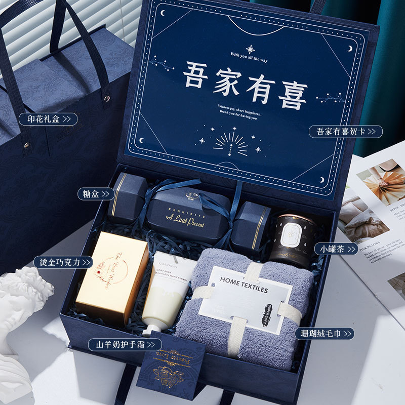 連れ合いのお土産男性連れ合いの実用的な結婚男性の高級ビジネスの贈り物の箱の小さい大衆の高級感の結婚祝いの贈り物|undefined