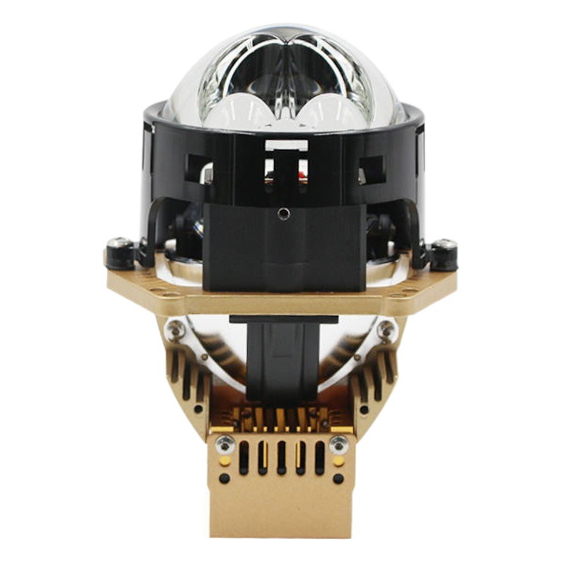 JG10 faro láser doble lente de luz directa de carretera lámpara del coche modificación Nueva Lejos y Cerca de lente láser integrado