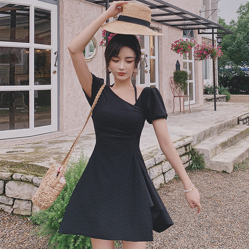 Direct Manufacturer Sale, Dropshipping Women's Swimsuit to Cover Stomach and Slim  New Conservative Korean INS Hot Spring 50073