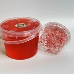 小さなもちもち発泡ゴムのお腹におすすめのぶどうもちもち小箱セットは、3つの感触で遊べます、安くて厚くて透明です。