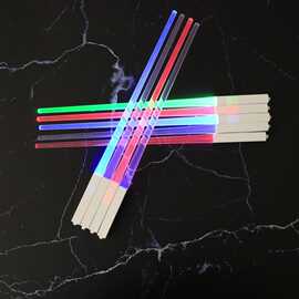 一对led发光筷子创意餐具荧光棒闪光筷子抖音同款闪光筷子