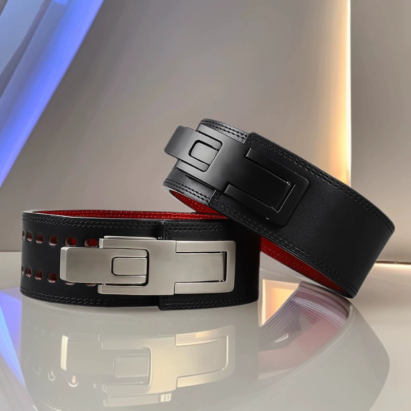 Leather protective sports universal waist belt for gym for men and women