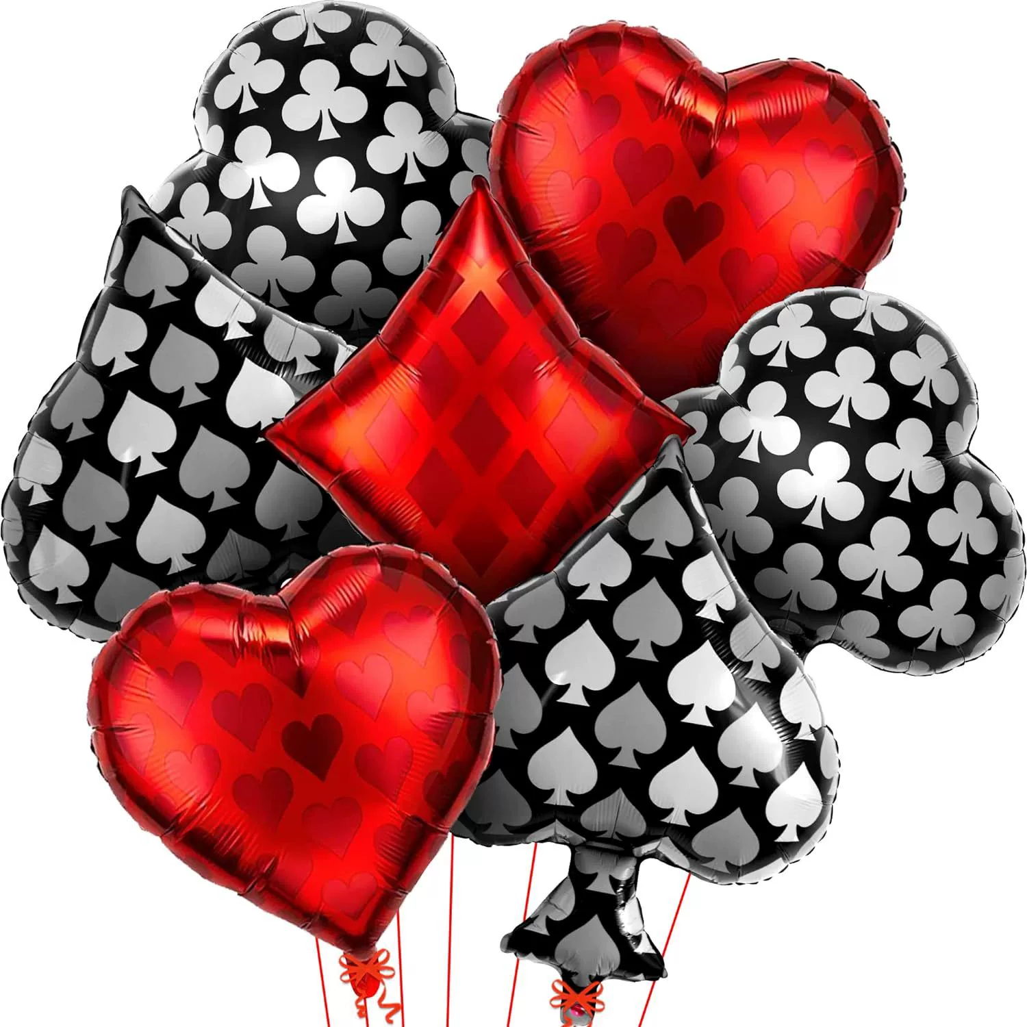 Dice, balloon, playing cards, 22inch