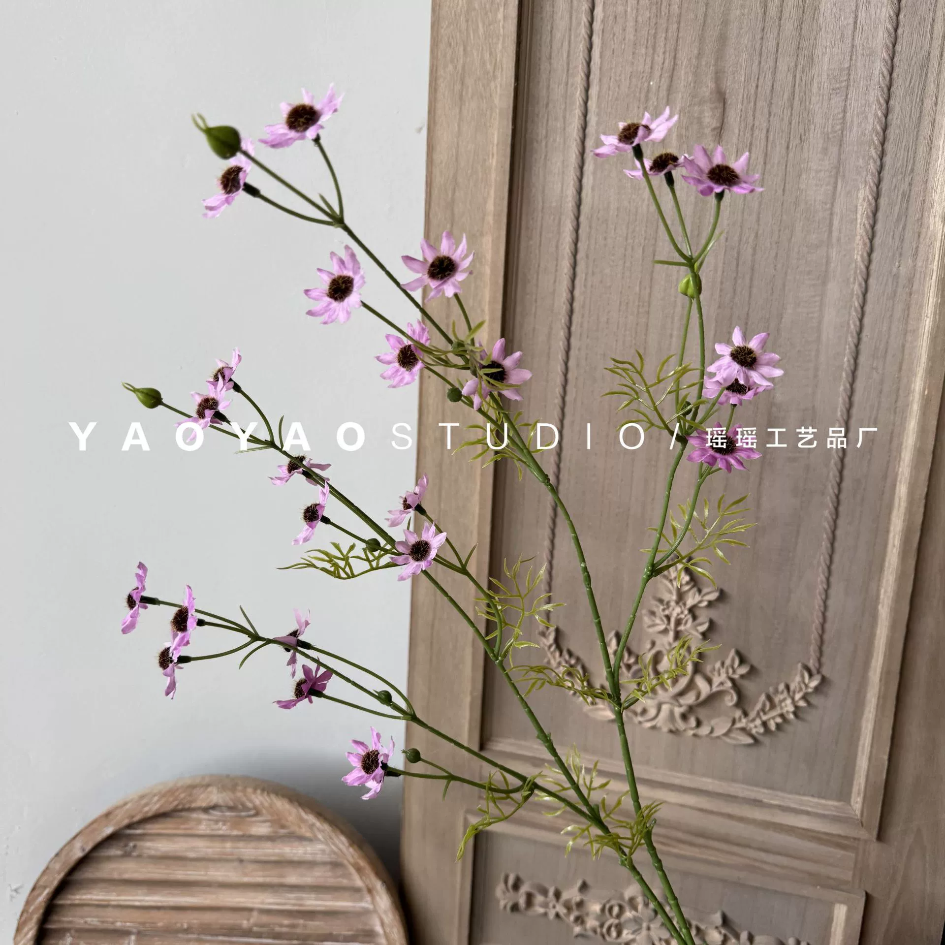 Monet Garden Wind Simulation Flower Coffee Shop Sedies Outdoor Wedding False Flower Store Window Landscape Landscape Landscape