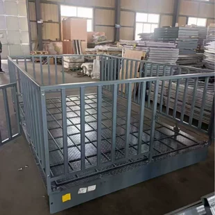 Животноводческие весы 3 т с ограждением 2×2 м автоблокировка за 3 секунды