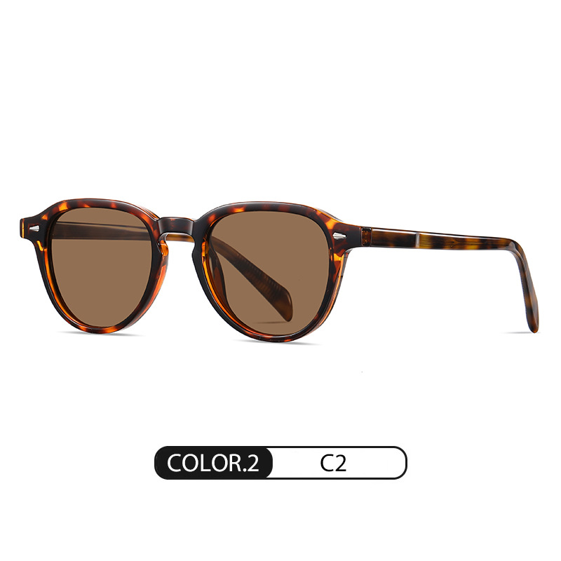 Nueva placa polarizada gafas de sol S31101 hombres y mujeres de moda retro anti-azul luz gafas de sol de conducción sol protección