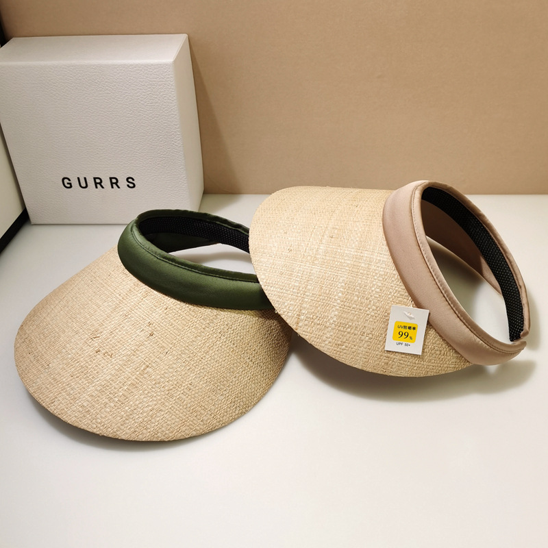 Summer Japanese woven beach hat