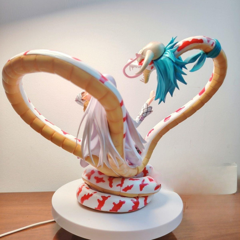 ネットセレブ新POP白蛇女王フィギュアワンピース美少女二次元フィギュアオーナメントモデルギフト|undefined