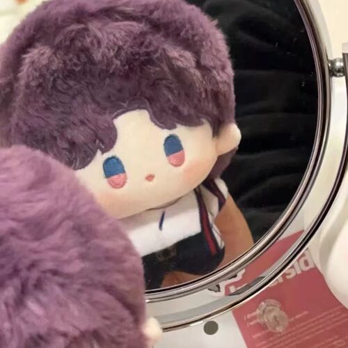 Loving and Deep Space Peripheral Cotton Teddy Bear Plush Keychain Figure Doll DIY Outfit Toy Gift Cute Mini
