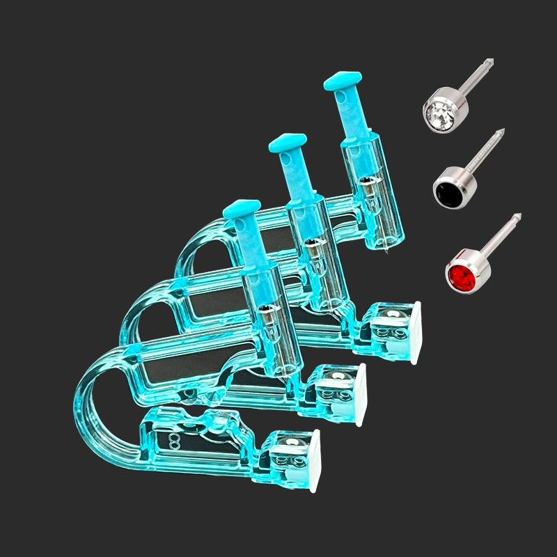 Одноразовый пистолет для прокалывания ушей, ручной пистолет для прокалывания ушей, одноразовый пистолет для прокалывания ушей, пистолет для прокалывания ушей, игла для прокалывания ушей, второе поколение