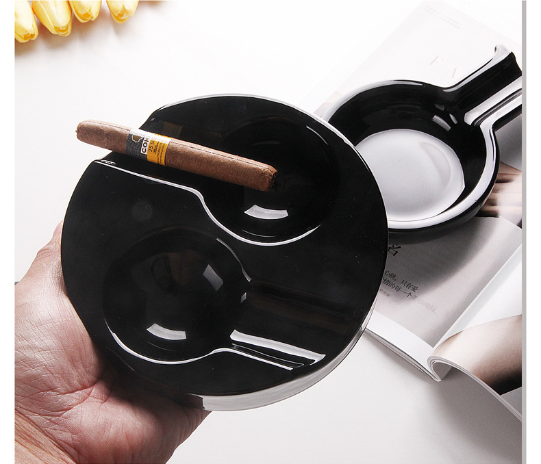 Turkey Crystal Glass Ashtray Creative Personalized Multi-functional European-style Home Living Room Coffee Table Decoration Ashtray