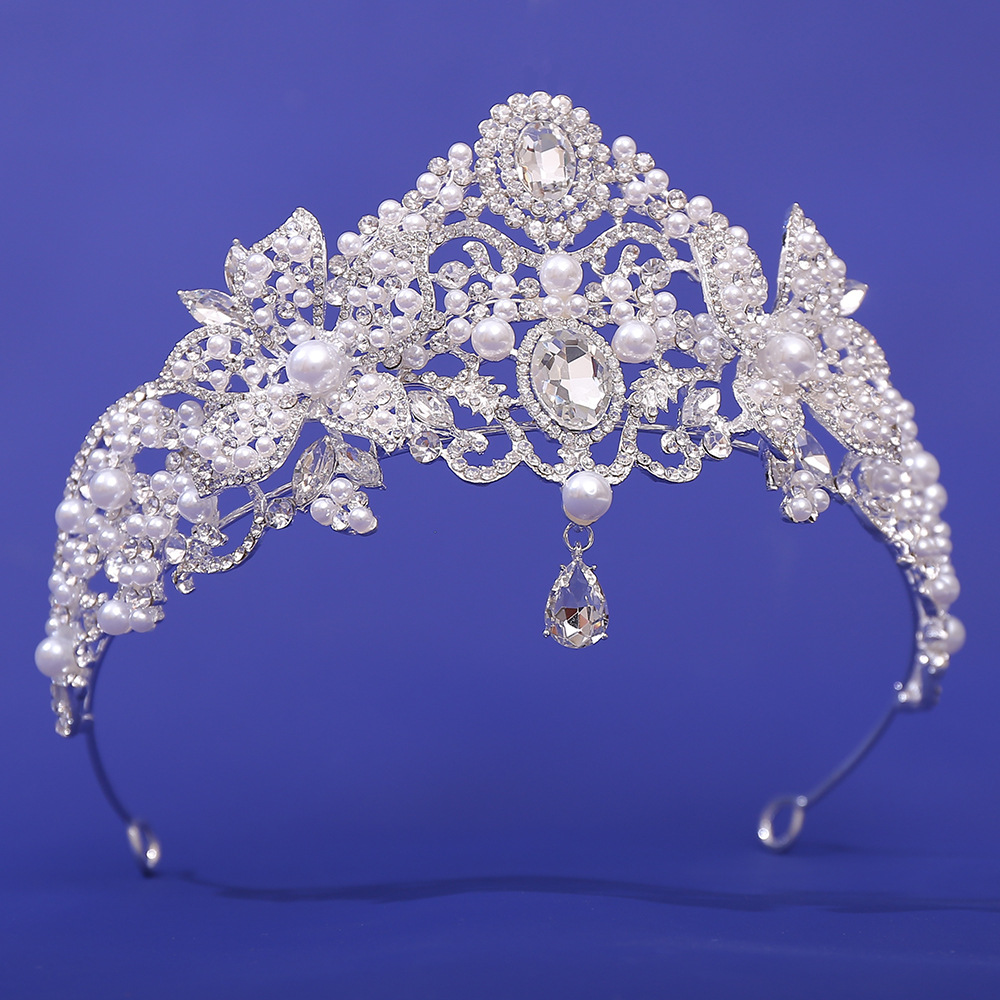 新娘珍珠水晶皇冠