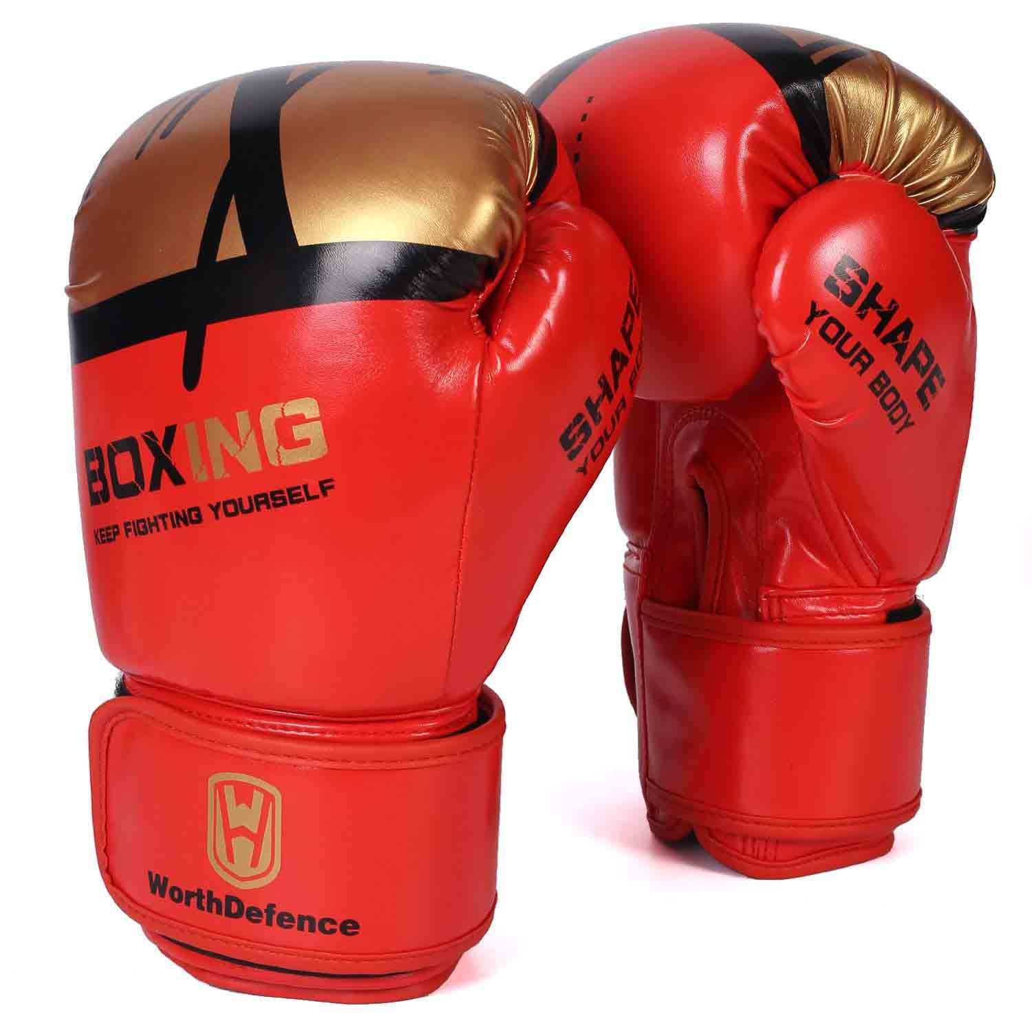 Guantes de boxeo para hombres y mujeres gimnasio para niños adultos y adolescentes Taekwondo Sanda, lucha y entrenamiento de lucha