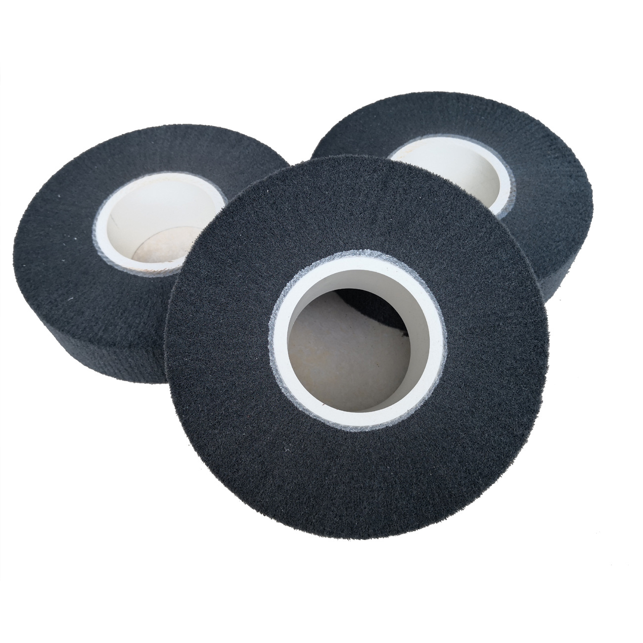 纤维轮UV底漆拉砂轮家具抛光轮不锈钢打磨夹砂拉丝轮百洁布飞翼轮