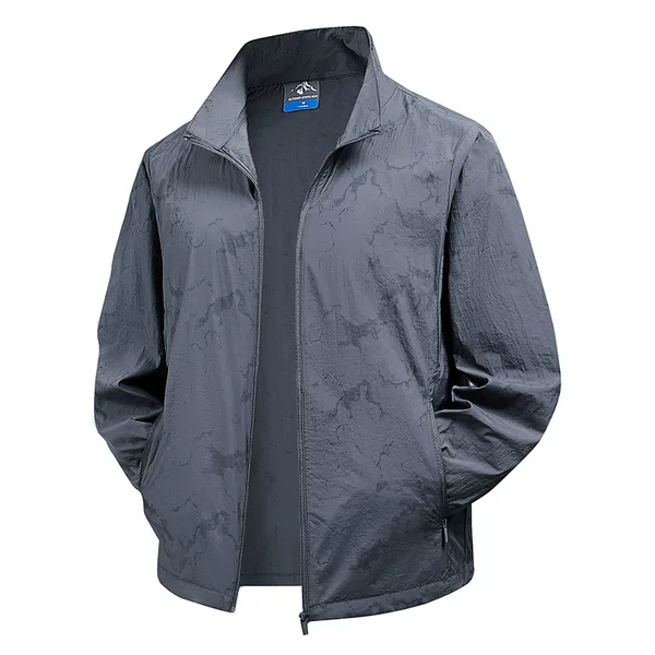 Sun Protection Clothing Men's Ultra-thin Skin Clothing Breathable Quick-drying Coat Coat Handsome Collar Outdoor Sports Sun Protection Coat