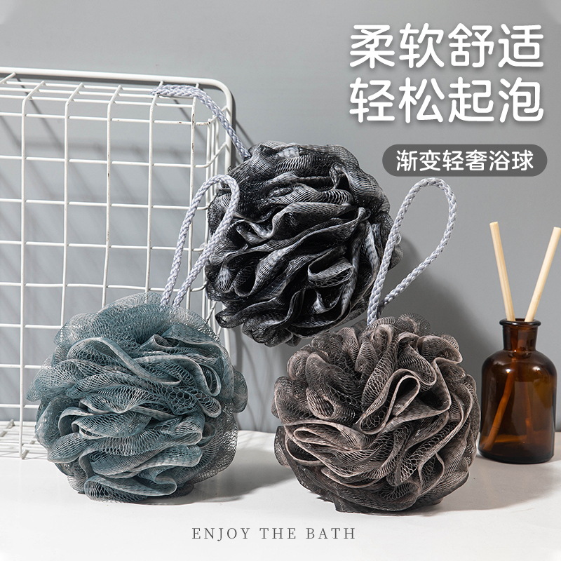 Bath ball, bath flower, bubble bath ball, super soft and cute, female large size does not fall apart, high-end scrubbing dual-purpose toiletries