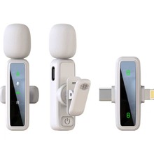 多巴胺多彩配色无线领夹麦克风直播降噪话筒mini指尖型收音麦小巧