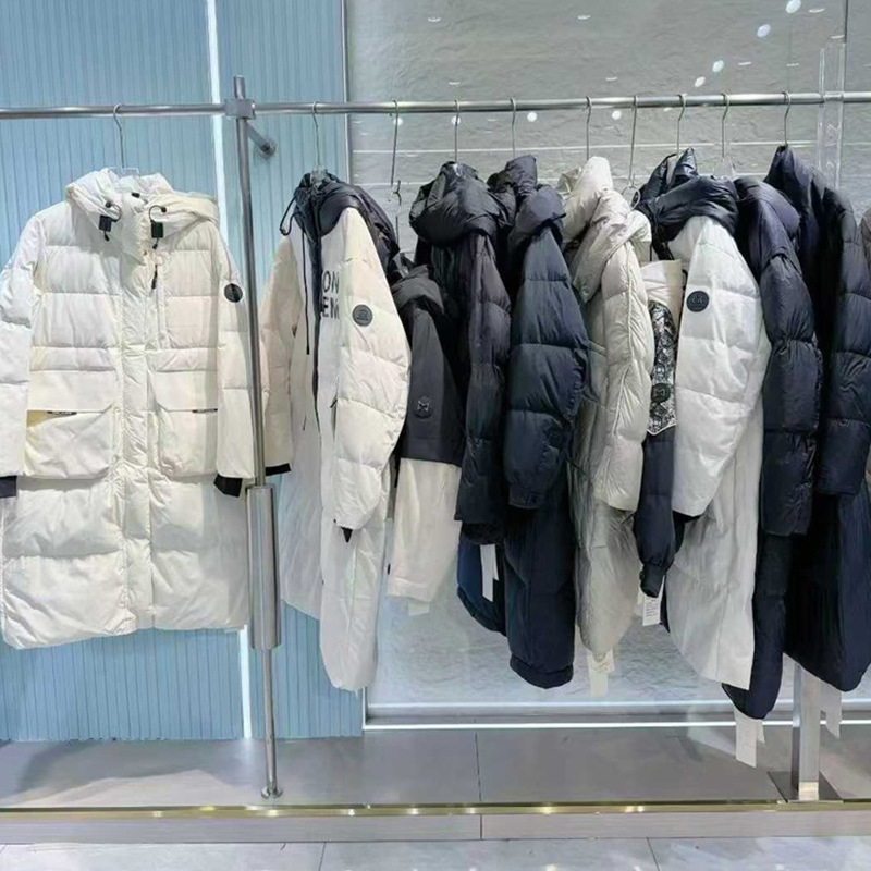 25冬西树影黛&雪美臣中长款连帽羽绒服专柜撤柜一手货源供应批发