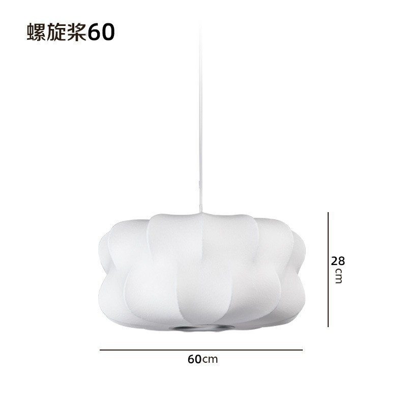北欧意大利蚕丝吊灯中式客厅餐厅卧室吧台灯日式茶室禅意吊灯|undefined
