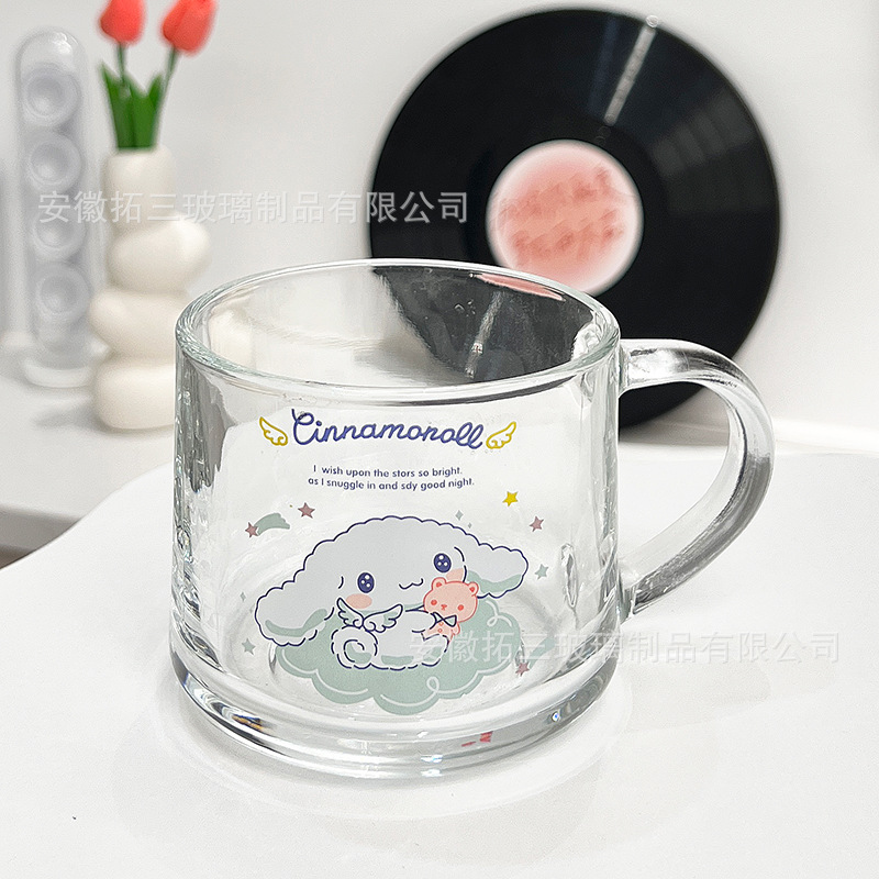 Taza de leche con tapa Taza de pajita Calefacción doméstica con cuchara Taza de impresión linda Taza de desayuno INS Taza de avena Estilo ins