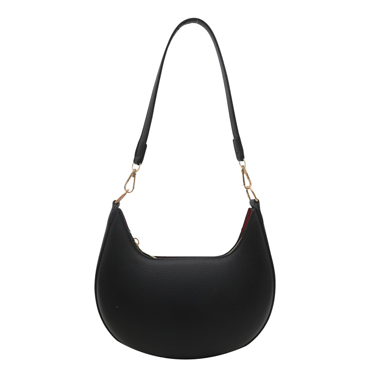 2025 primavera y verano nueva moda ocio media luna bolso bolso de nicho bolso de mujer minimalista bolso de hombro axilar