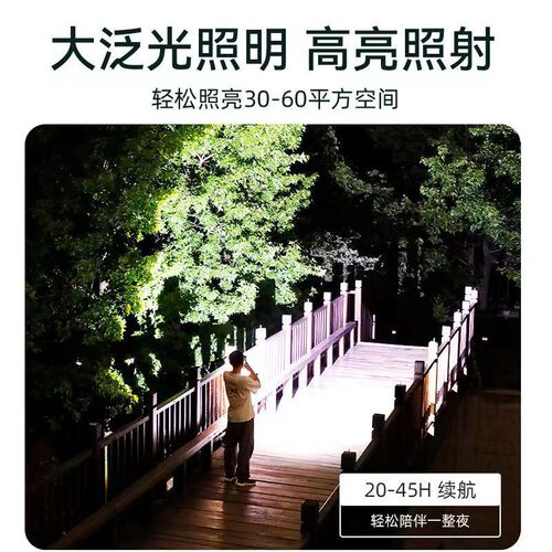 Outdoor camping lights, ultra-long battery life, strong light for stalls, portable solar lights, rechargeable lighting, camp lights wholesale
