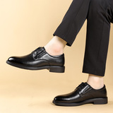 Летняя универсальная трендовая высокая обувь для кожаной обуви, в корейском стиле, из натуральной кожи