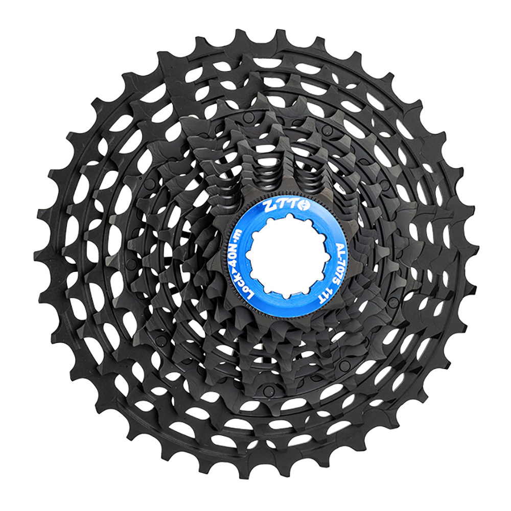 ZTTO Alta eficiencia y peso ligero 12 velocidades 28-36T volante de bicicleta de carretera todo en uno volante hueco de color todo en uno