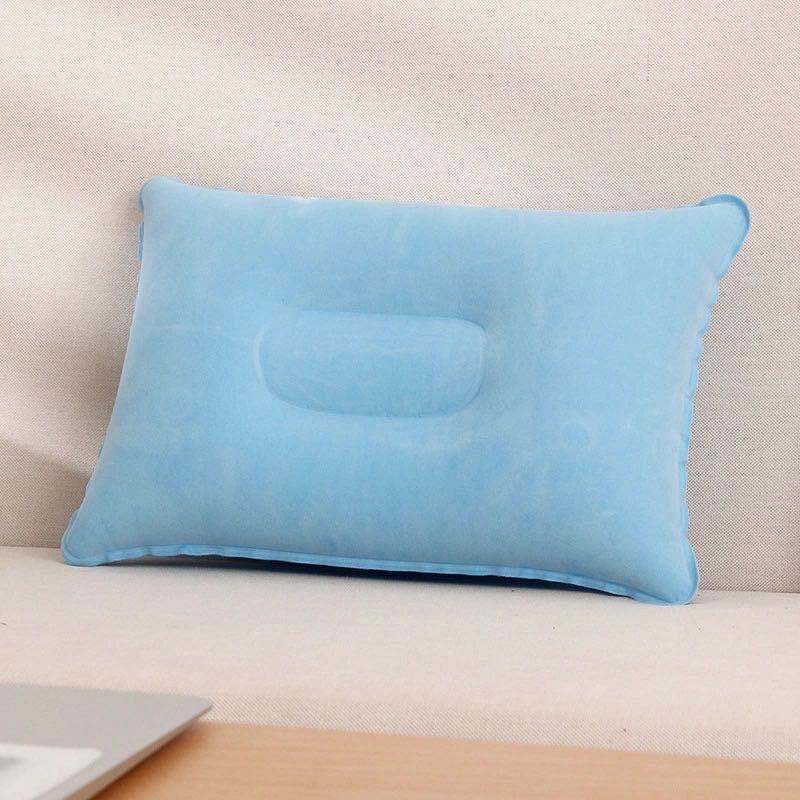 Inflatable pillow Inflator Large portable Inflatable pillow outdoors Travel? children adult fold Siesta pillow wholesale