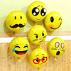 18 -inch smiley facial expression balloon emoticon package aluminum film balloon birthday decoration layer eMOJI aluminum foil balloon