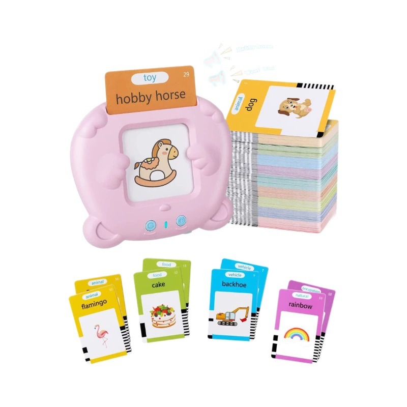 Educational Flash Card Machine XiongBao, Audio Bilingual Learning, 224 or 510 Cards