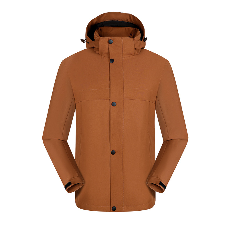 Ropa de trabajo de alta densidad a prueba de viento a prueba de agua a prueba de contaminación, calentamiento y espesamiento de la chaqueta de herramientas al aire libre personalizada